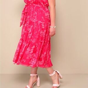 Lulus - XL pink dress